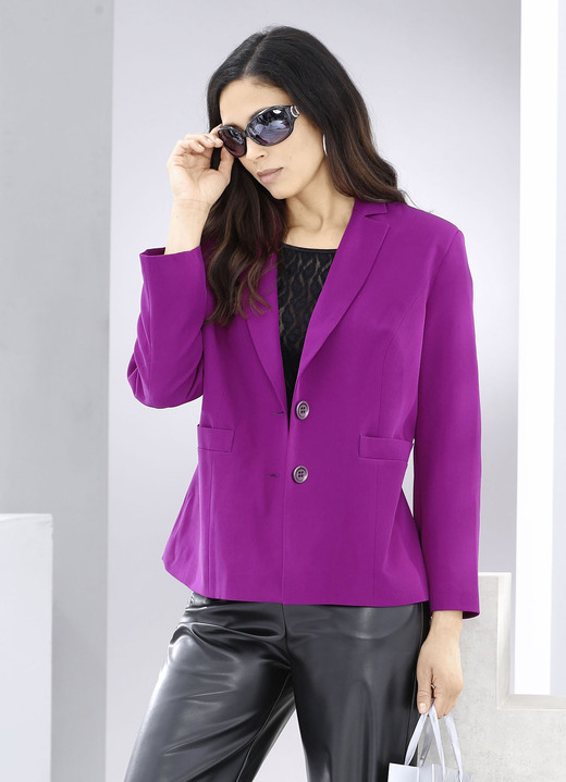 Blazer - Blazer mit Reverskragen Blazer - Blazer mit Reverskragen, in Größe 034 bis 052, in Farbe MAGENTA