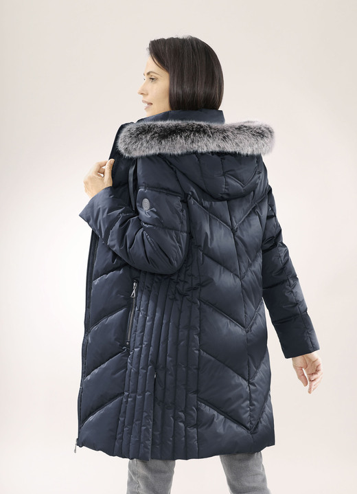 Lang - Funktions-Kurzmantel mit fester Kapuze Lang - Funktions-Kurzmantel mit fester Kapuze, in Größe 036 bis 054, in Farbe NAVY