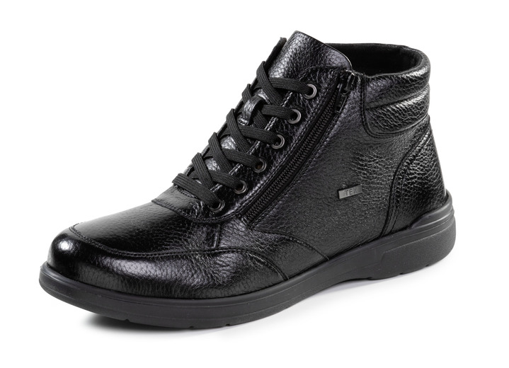 Stiefeletten - GINO GALANTE, gefütterte Herren-Boots, Winterschuhe, mit Reißverschluss, in Größe 040 bis 045, in Farbe SCHWARZ Ansicht 1