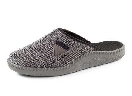 Textil-Pantoffel mit anatomisch geformtem Fußbett