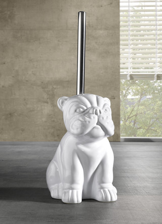 WC-Garnitur im Hunde-Design