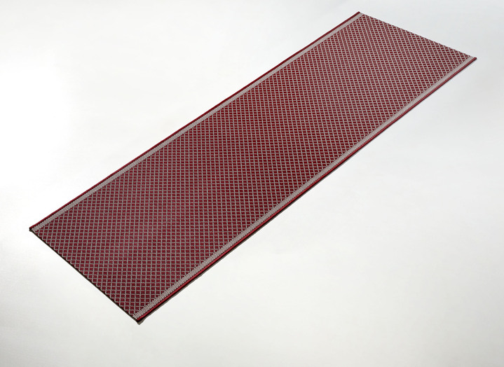 Läufer & Stufenmatten - Flache Läufer in Sisaloptik nach Wunschmass, in Größe 102 (Läufer, 67 cm breit) bis 106 (Läufer, 100 cm breit), in Farbe BROMBEERE Ansicht 1