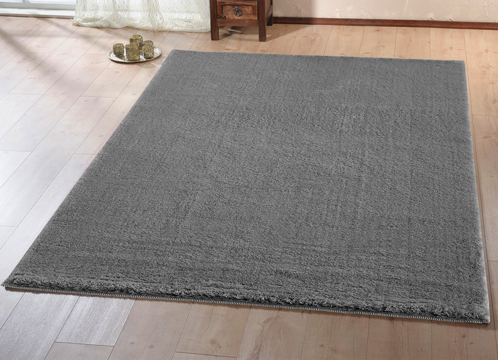 Modern - Brücken und Teppiche mit Anti-Rutschbeschichtung, in Größe 103 (Brücke, 80x 80 cm) bis 315 (Bettumrandung 2x 60x110 + 1x 80x200 cm ), in Farbe ANTHRAZIT Ansicht 1