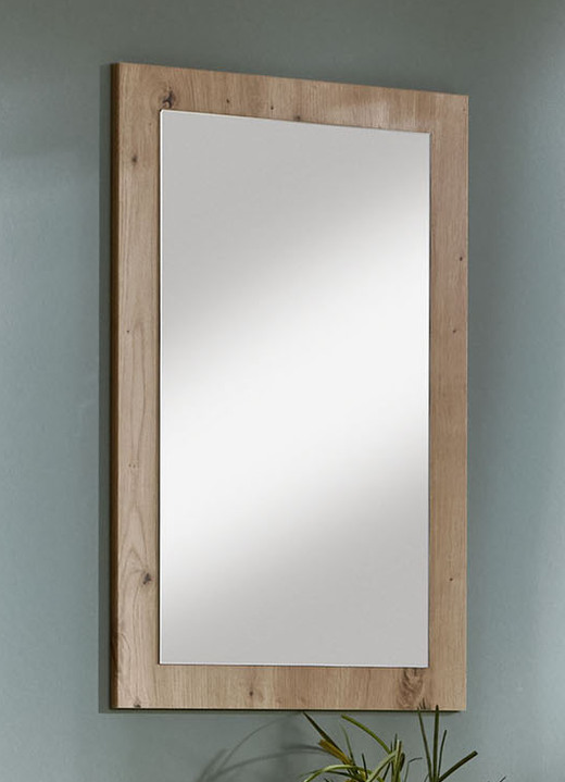 Garderobenmöbel - Garderobenmöbel mit pflegeleichter Oberfläche, in Farbe ARTISAN EICHE, in Ausführung Wandspiegel Ansicht 1