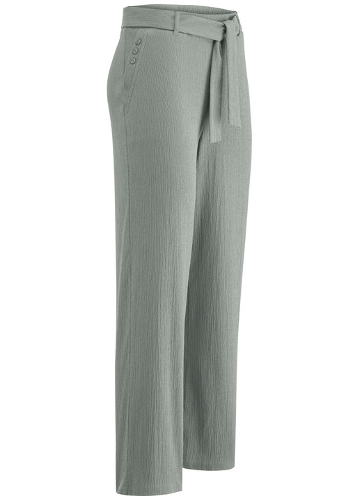 Hosen in Schlupfform - Hose mit abnehmbarem Bindeband, in Größe 018 bis 054, in Farbe OLIV Ansicht 1