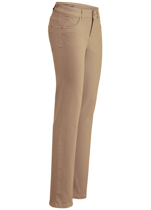 Jeans - Magic-Jeans in 5-Pocket-Form, in Größe 017 bis 050, in Farbe COGNAC Ansicht 1