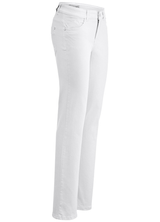 Jeans - Magic-Jeans in 5-Pocket-Form Jeans - Magic-Jeans in 5-Pocket-Form, in Größe 017 bis 050, in Farbe WEISS