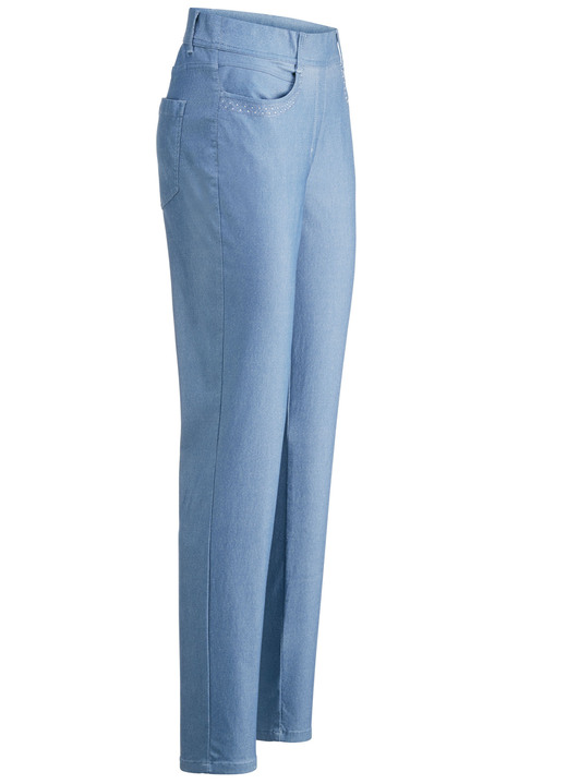 Cosma - Hose in Denim-Optik, in Größe 017 bis 052, in Farbe JEANSBLAU Ansicht 1