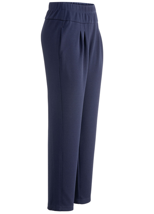 Hosen in Schlupfform - Hose in bequemer Schlupfform, in Größe 018 bis 052, in Farbe MARINE Ansicht 1