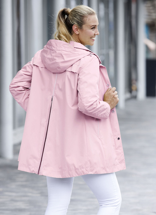 Lang - Funktions-Longjacke mit abnehmbarer Kapuze Lang - Funktions-Longjacke mit abnehmbarer Kapuze, in Größe 038 bis 054, in Farbe ROSÉ