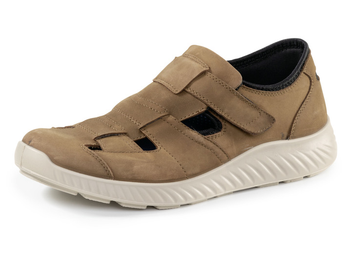 Slipper & Schnürschuhe - GINO GALANTE aus weichem, gefettetem Rind-Nubukleder, in Größe 039 bis 046, in Farbe COGNAC Ansicht 1