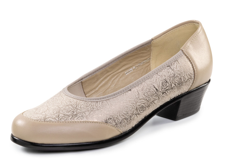 Pumps & Ballerina - ELENA EDEN Pumps aus Nappaleder, in Größe 036 bis 042, in Farbe BEIGE Ansicht 1