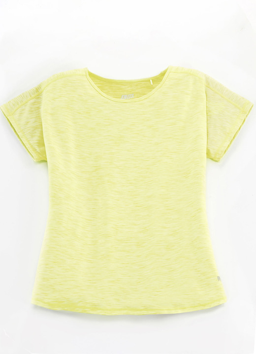 Freizeitanzüge - Funktionsshirt von „LPO“, in Größe 038 bis 050, in Farbe LIMETTE MELIERT Ansicht 1