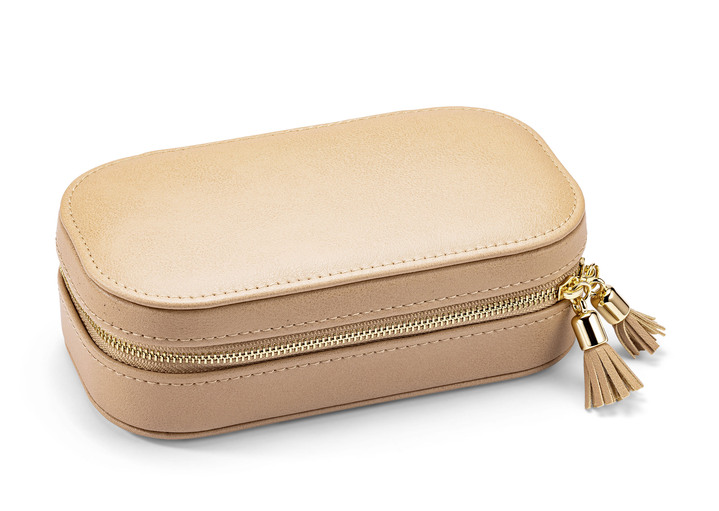 Geschenkideen - Schickes Reise-Schmucketui, in Farbe BEIGE Ansicht 1