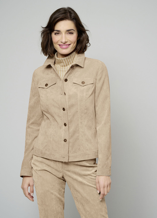 Blazer - Blazer aus Cord, in Größe 038 bis 052, in Farbe CAMEL Ansicht 1