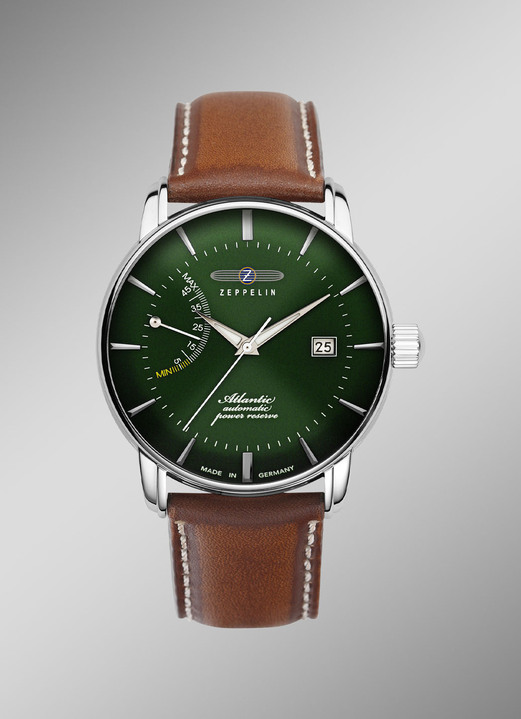 Mechanikuhren / Automatikuhren - Automatik-Herrenuhr, Zeppelin-Atlantic 8462-4, in Farbe  Ansicht 1
