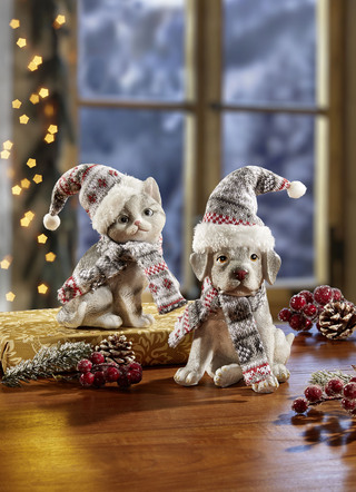 Winterliche Deko-Figuren