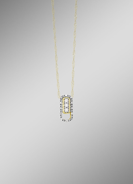 Anhänger - Moderner Anhänger mit Brillanten, in Farbe  Ansicht 1