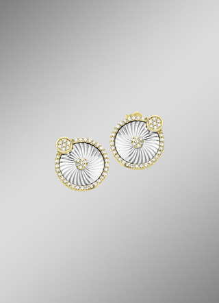 Strahlende Eleganz: Ohrstecker mit 86 Diamanten