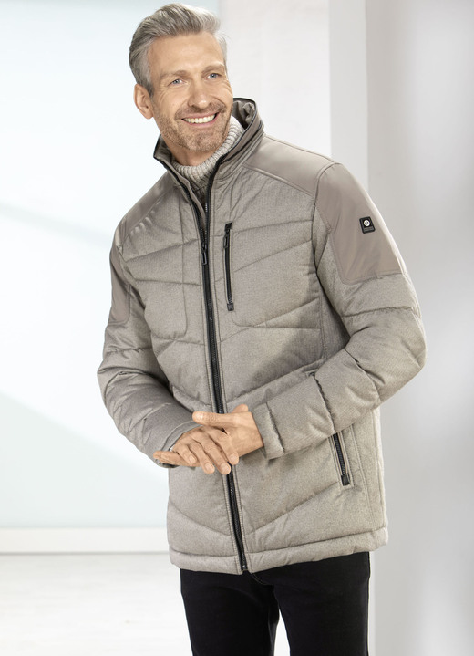 Jacken - Steppjacke von „Gate One“, in Größe 048 bis 064, in Farbe TAUPE Ansicht 1