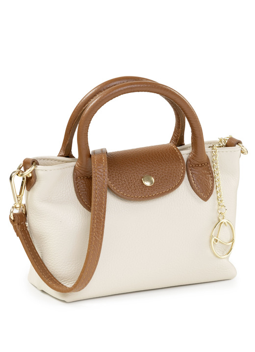 Taschen - Laurina, Mini-Tasche, Damen, mit abnehmbarem, verstellbarem Umhängeriemen, in Farbe BEIGE-BRAUN Ansicht 1