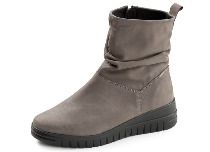 Stiefel & Stiefeletten - ELENA EDEN, bequeme Damen-Stiefeletten, Weite H, mit herausnehmbarem Fußbett, in Größe 036 bis 042, in Farbe DUNKELTAUPE Ansicht 1