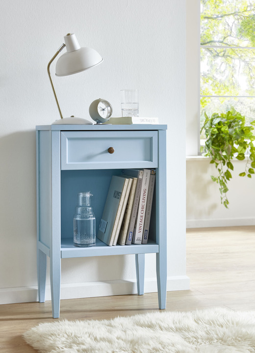 Landhausmöbel - Konsolentisch, in Farbe PASTELLBLAU Ansicht 1