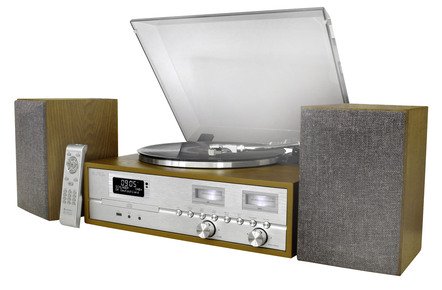 Nostalgie-Stereoanlage mit DAB+