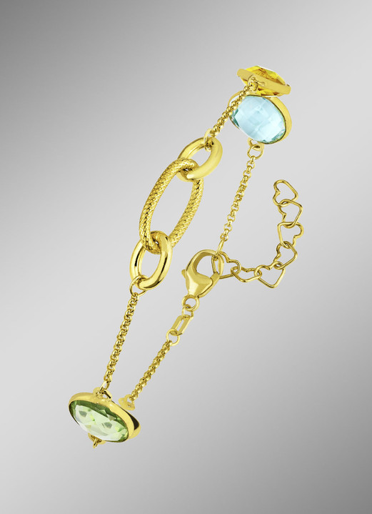 Armbänder - Farbenfrohe Eleganz: Armband mit Quarzen, in Farbe  Ansicht 1