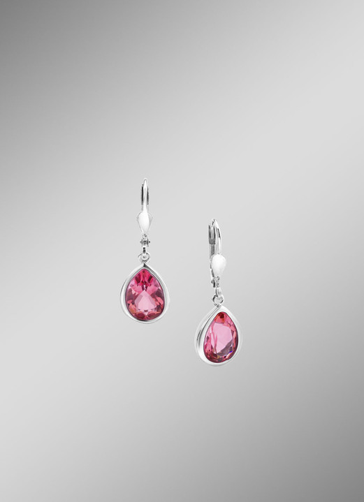 Ohrschmuck - Ohrringe mit leuchtendem Feuertopas, in Farbe  Ansicht 1