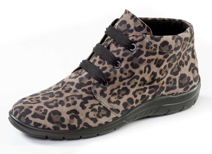 Stiefel & Stiefeletten - ELENA EDEN, bequeme Damen-Boots, Weite H, mit herausnehmbarem Fußbett, in Größe 3 1/2 bis 8, in Farbe BRAUN-SCHWARZ Ansicht 1