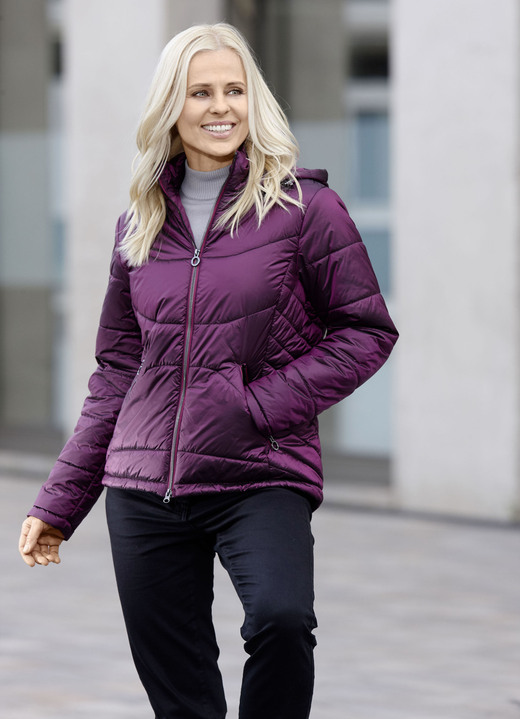 Winterjacken - Jacke mit 2-Wege-Reißverschluss, in Größe 034 bis 052, in Farbe MAGENTA Ansicht 1