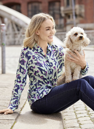 Bluse aus Viskose