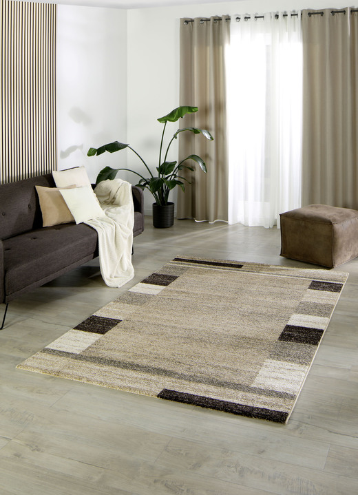 Klassisch - Strapazierfähige, pflegeleichte Brücken und Teppiche, in Größe 111 (Brücke, 60x110 cm) bis 288 (Teppich, 240x330 cm), in Farbe BEIGE-NATUR Ansicht 1