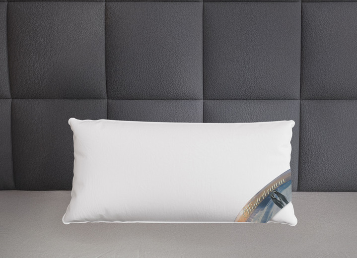 Bettwaren - Herrlich warme Daunendecken-Serie Winterträume von Spessarttraum, in Größe 103 (Bett 135/200 cm) bis 413 (mit gratis Schneeeule, 2x 140/200 + 2x 70/90 cm), in Farbe WEISS, in Ausführung WINTERTRAUM – MEDIUM Ansicht 1