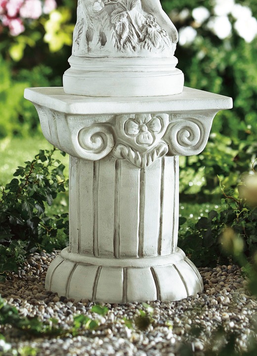 Gartendekoration - Antiksäule, in Farbe WEISS