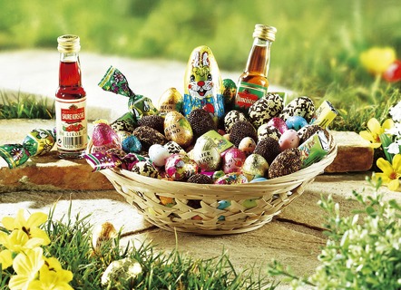 Beschwipster Osterkorb für Erwachsene