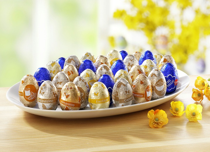 Osterleckereien - Gourmet-Eier-Sortiment, in Farbe