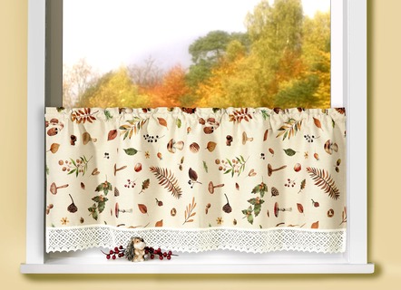 Kurzstore Herbst mit hochwertiger Häkelspitze