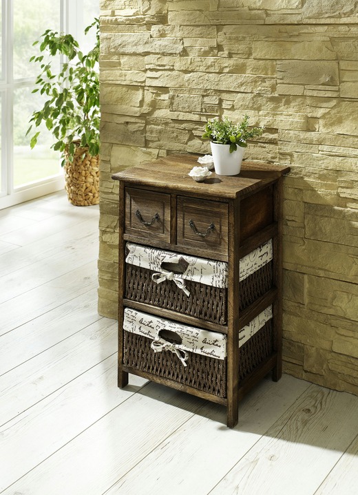 Regale - Regal mit Vintage-Oberfläche, in Farbe BRAUN Ansicht 1