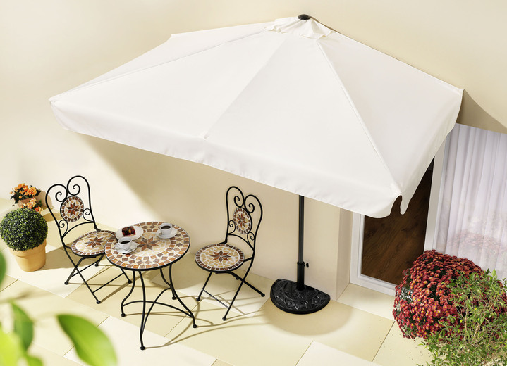 Sicht- & Sonnenschutz - Schirme mit UV-Schutz 50+, in Farbe BEIGE, in Ausführung rechteckig Ansicht 1
