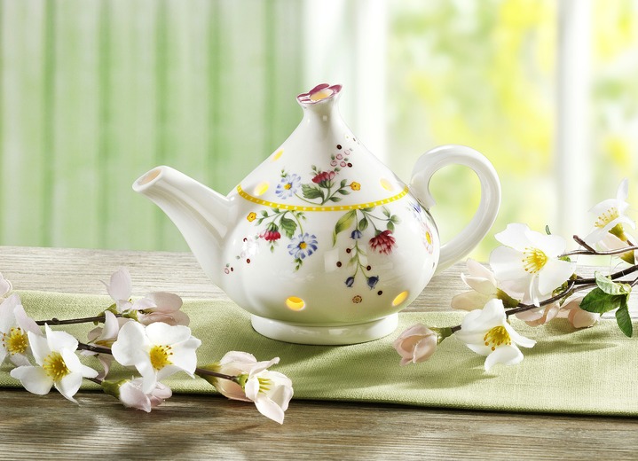 - Villeroy & Boch Teelichthalter aus Porzellan, in Farbe WEISS