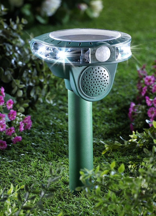 Gartengeräte und Zubehör - Grundig Solar Tierabwehr-Gerät, in Farbe GRÜN