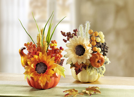 Sonnenblumen-Gesteck, 2er-Set