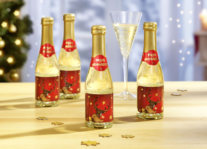Weihnachtliche Geschenkideen - Piccolos, 4er-Set, mit 22 Karat Blattgold, in Farbe  Ansicht 1