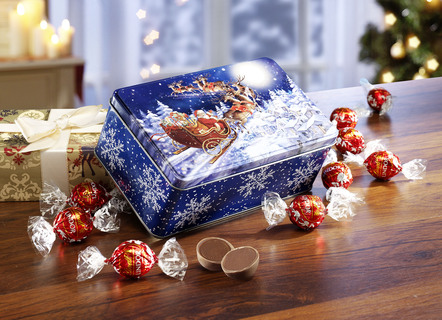 Gebäckdose Weihnachts-Schlitten von Lindt
