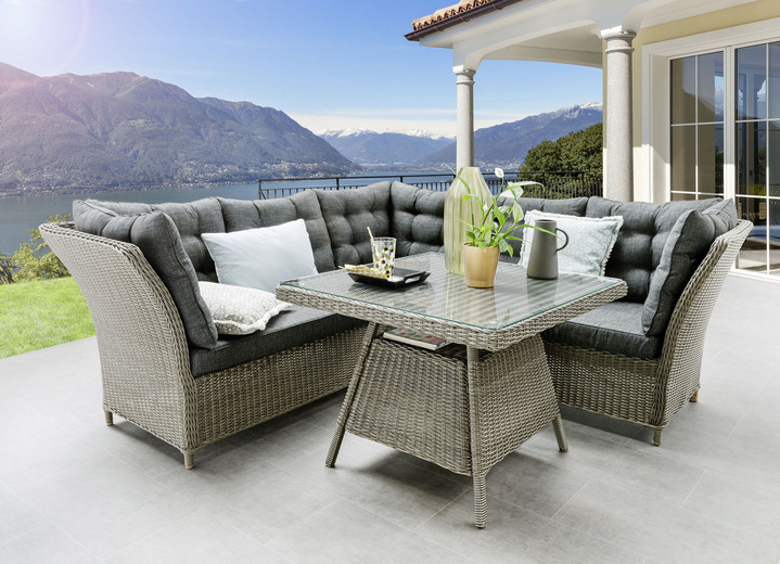 Gartenmöbel - Dininglounge Palma, in Farbe GRAU Ansicht 1