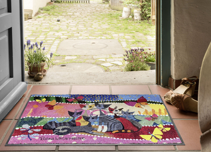 Fußmatten - Wohnmatte mit rutschhemmend beschichteter Rückseite, in Größe 103 (60x 85 cm) bis 113 (75x120 cm), in Farbe MULTICOLOR Ansicht 1