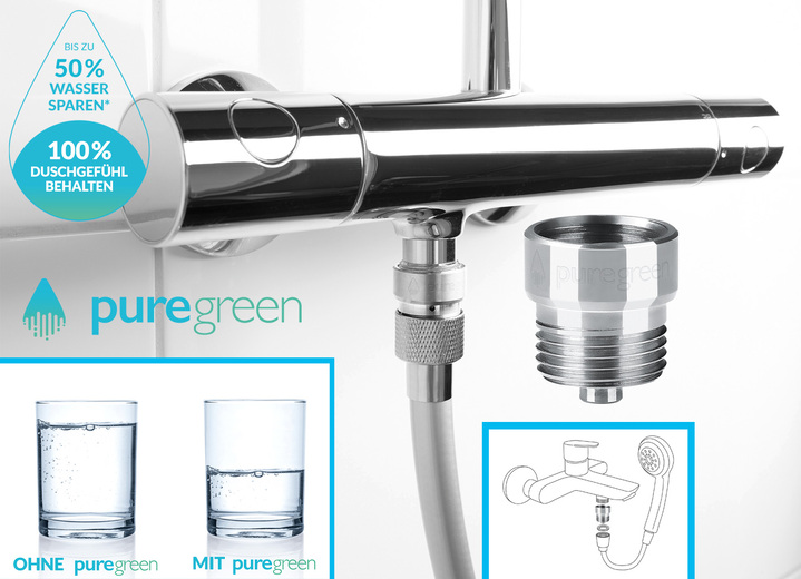 - Puregreen Wassersparer, in Farbe CHROM Ansicht 1