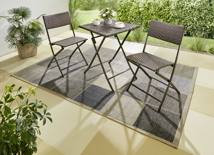 Gartenmöbel - Bistro-Set Rossano, 3-teilig, in Farbe BRAUN Ansicht 1